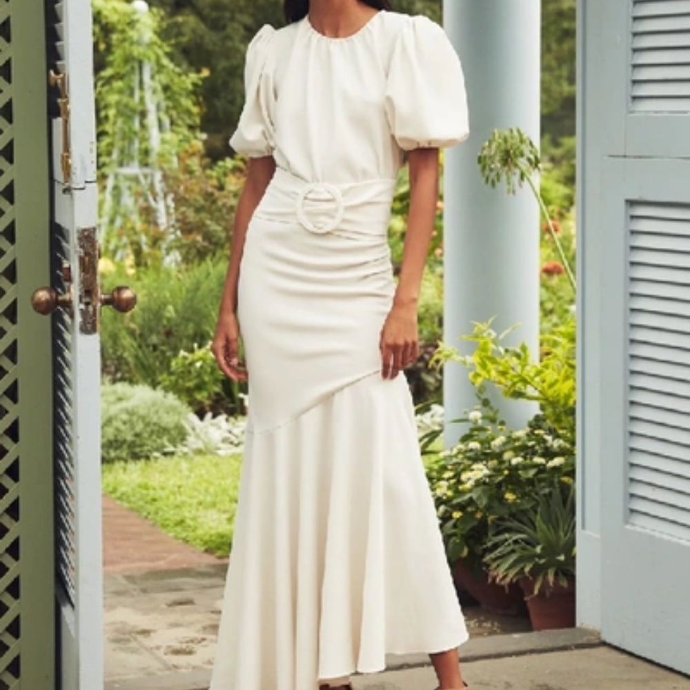 NWT Sachin & Babi Camila Short-Sleeve Crepe Dress - size 6